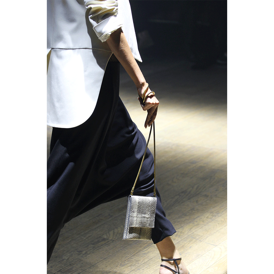 LANVIN-Mini Pouch-WHITE