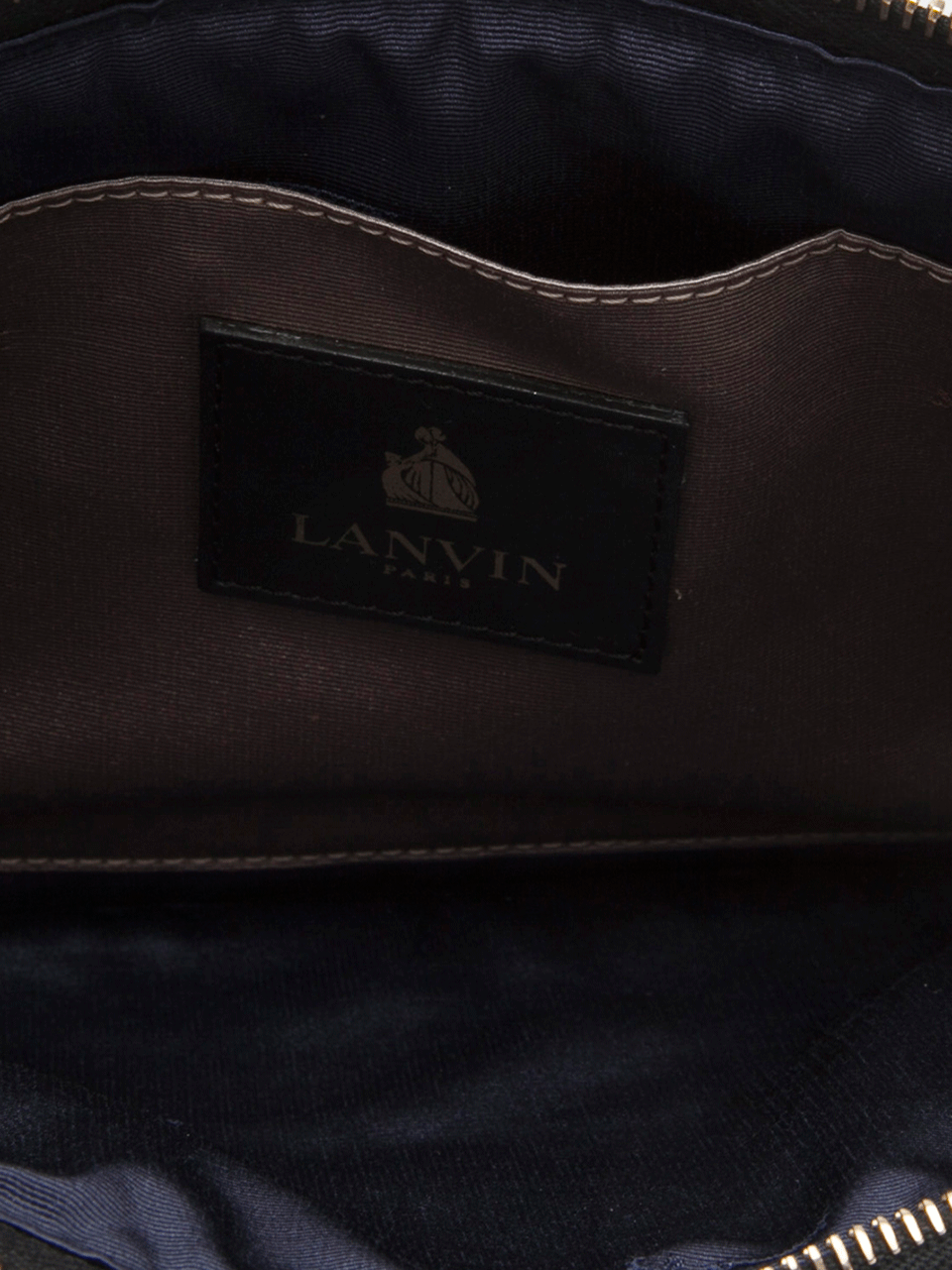 LANVIN-Small Paisley Zipped Clutch-YLLW/BLU