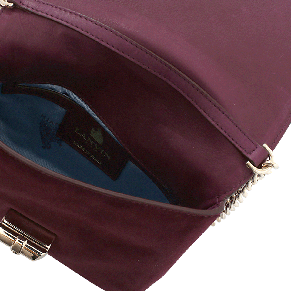 LANVIN-Mini Pop Happy Bag-AUBERGINE