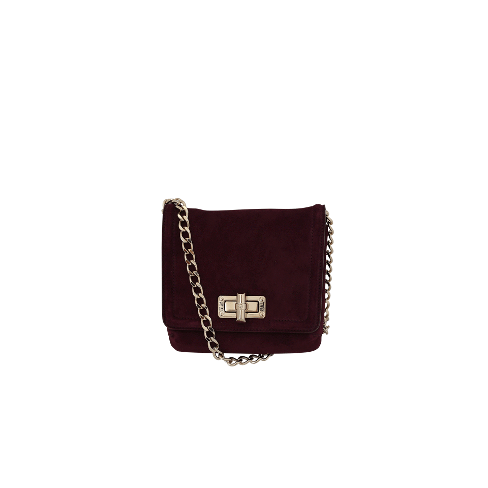 LANVIN-Mini Pop Happy Bag-AUBERGINE