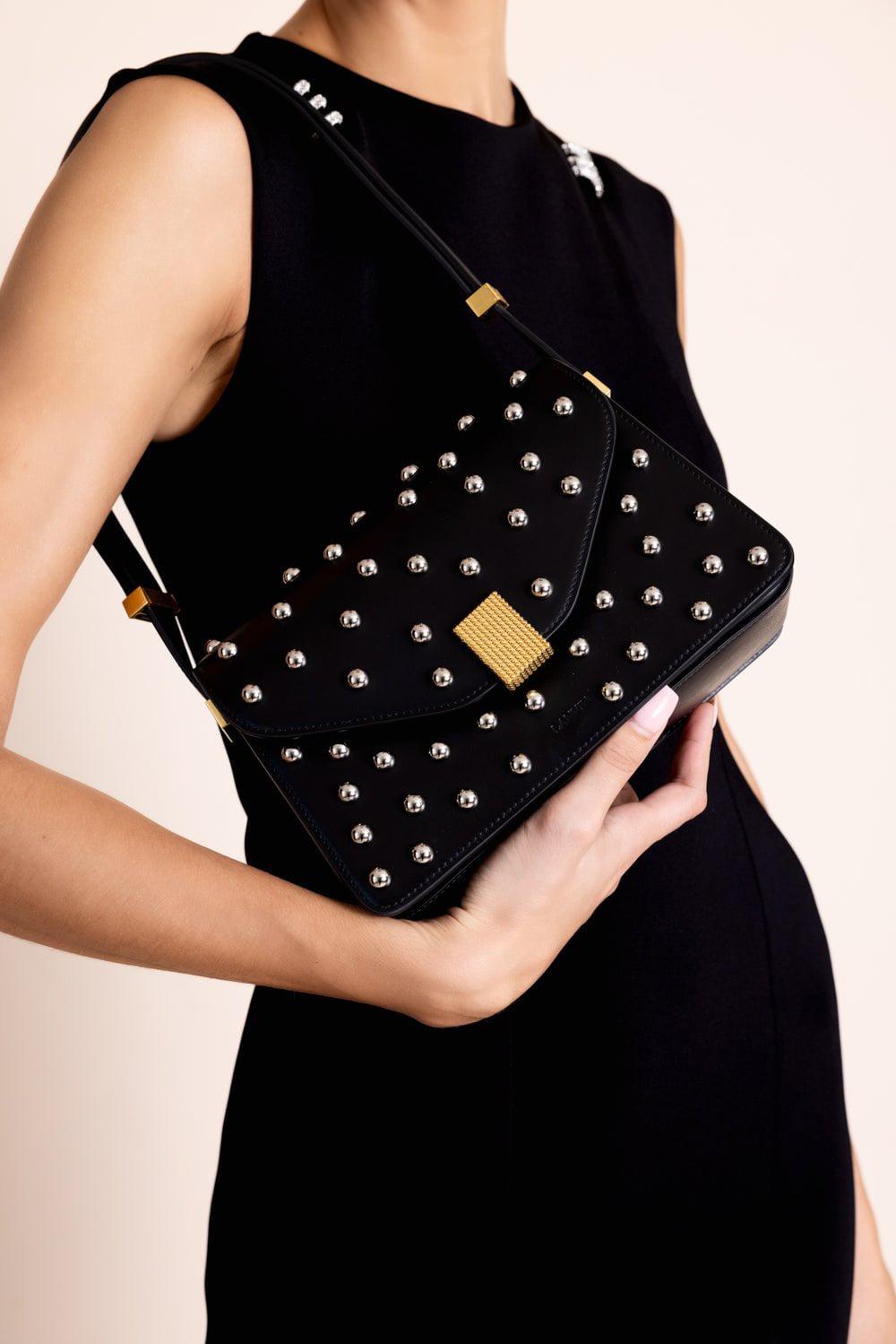 LANVIN-Concreto Shoulder Bag PM-BLACK