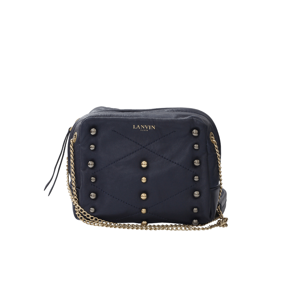 LANVIN-Sugar Mini Zip Bag-BLUE