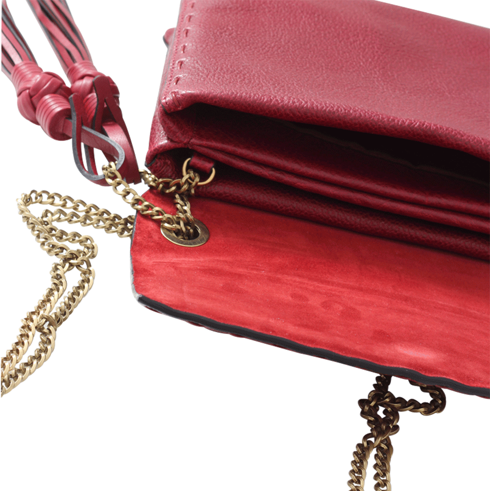 LANVIN-Whip Stitch Mini Sugar Bag-CHERRY