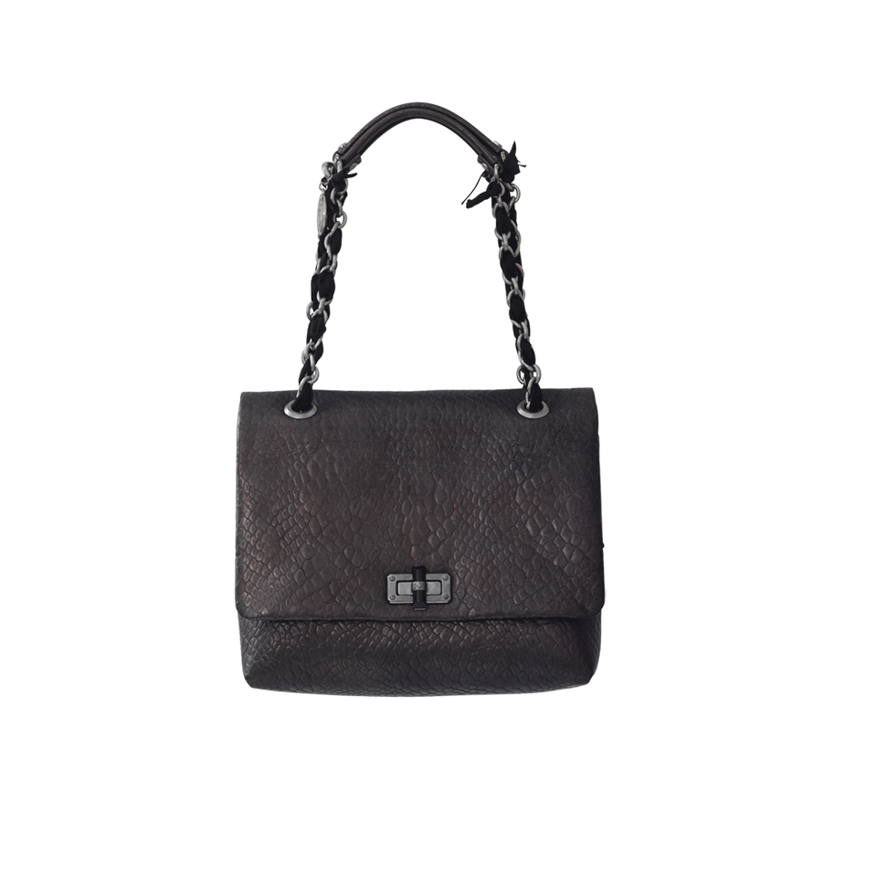 LANVIN-Happy Medium Bag-GUNMETAL