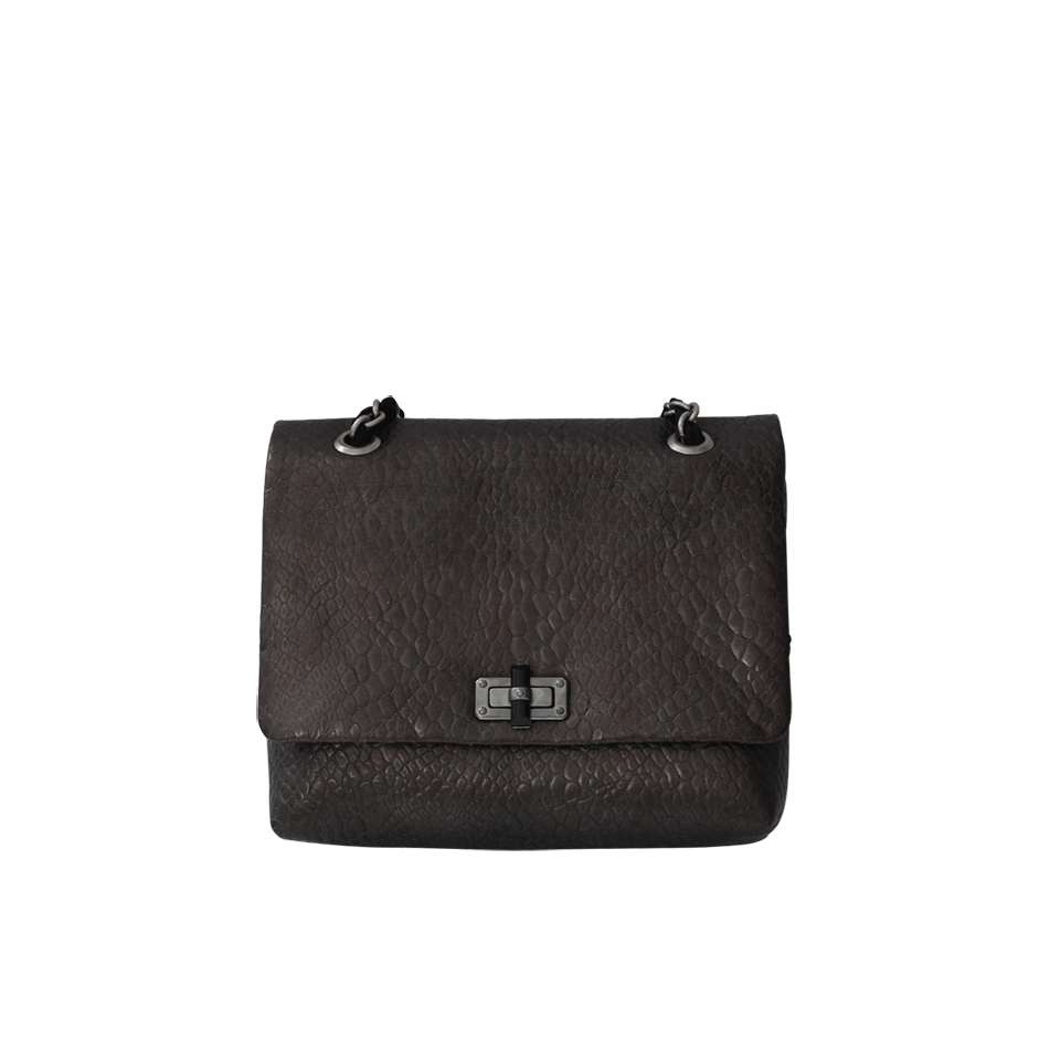 LANVIN-Happy Medium Bag-GUNMETAL