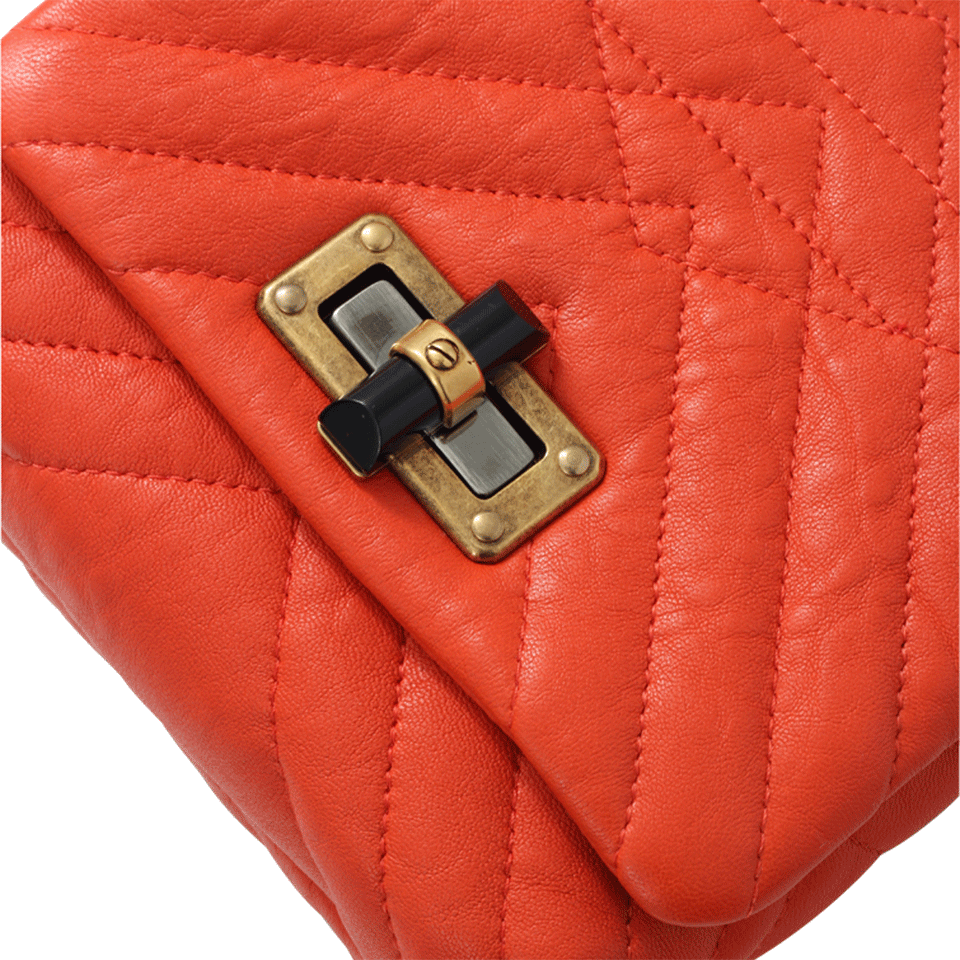 LANVIN-Mini Pop Happy Bag-ORANGE