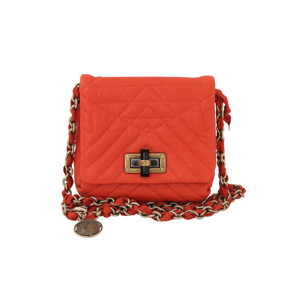 LANVIN-Mini Pop Happy Bag-ORANGE