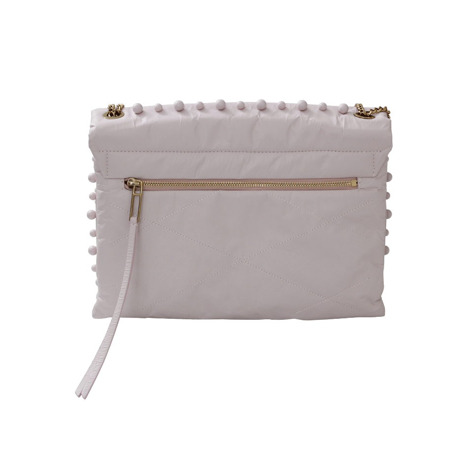 LANVIN-Medium Shoulder Sugar Bag-PALEPINK