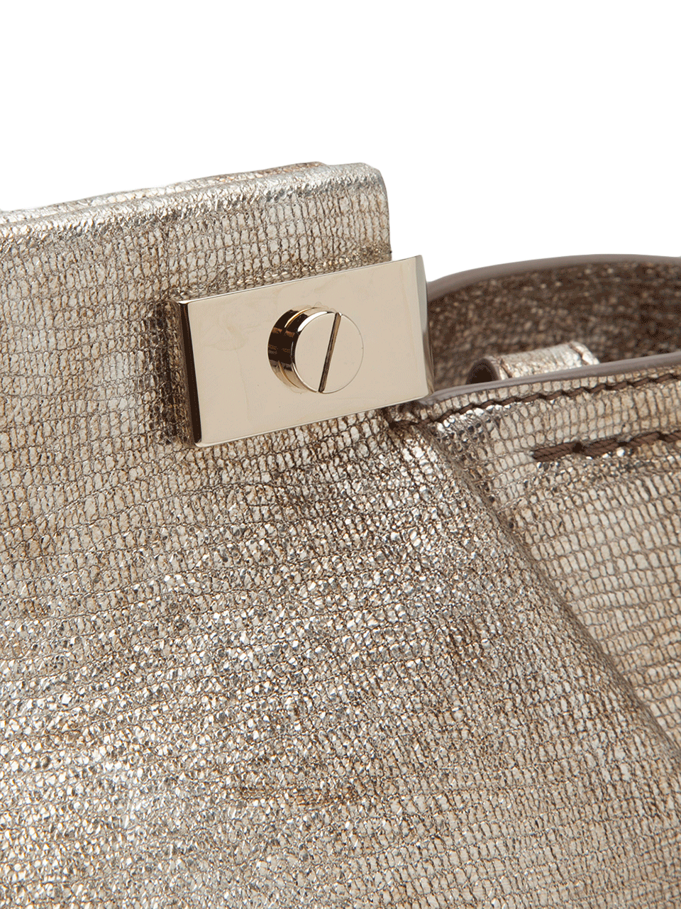 LANVIN-Mini Trilogy Handbag-PLATINUM