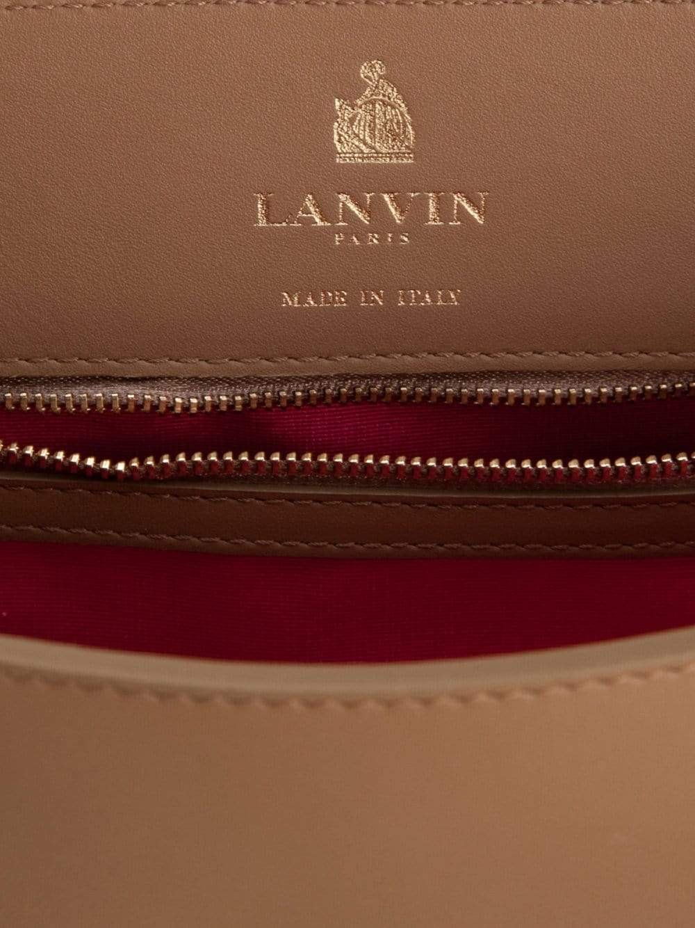 LANVIN-Medium Partition Bag-FUSCHIA