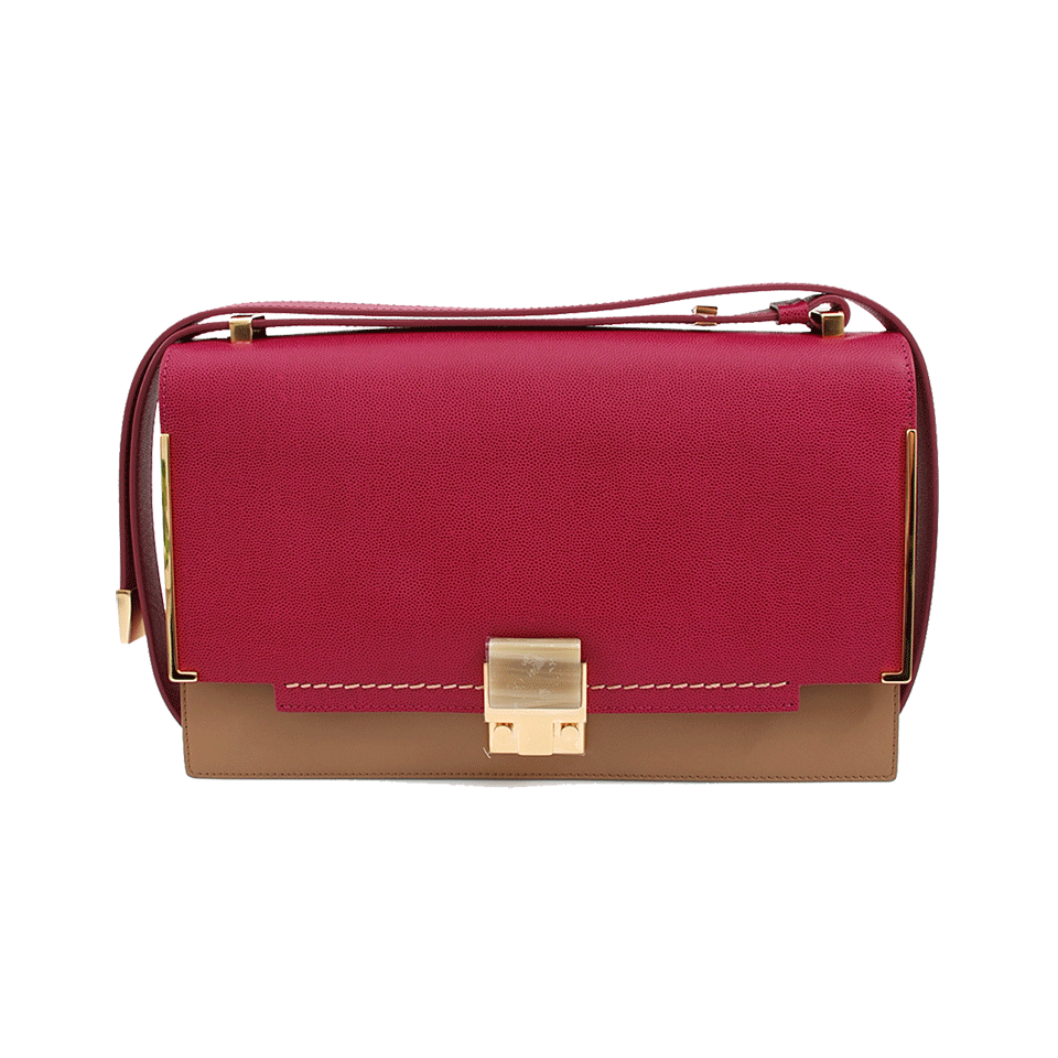 LANVIN-Medium Partition Bag-FUSCHIA