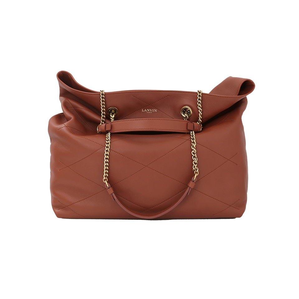LANVIN-Sugar Tote-RUST