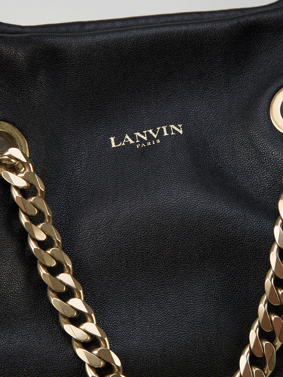 LANVIN-Aria North South Medium Tote-BLACK