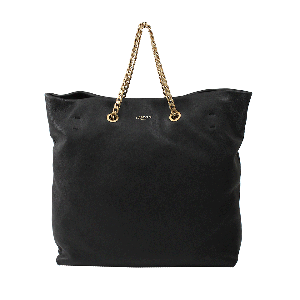 LANVIN-Aria North South Medium Tote-BLACK