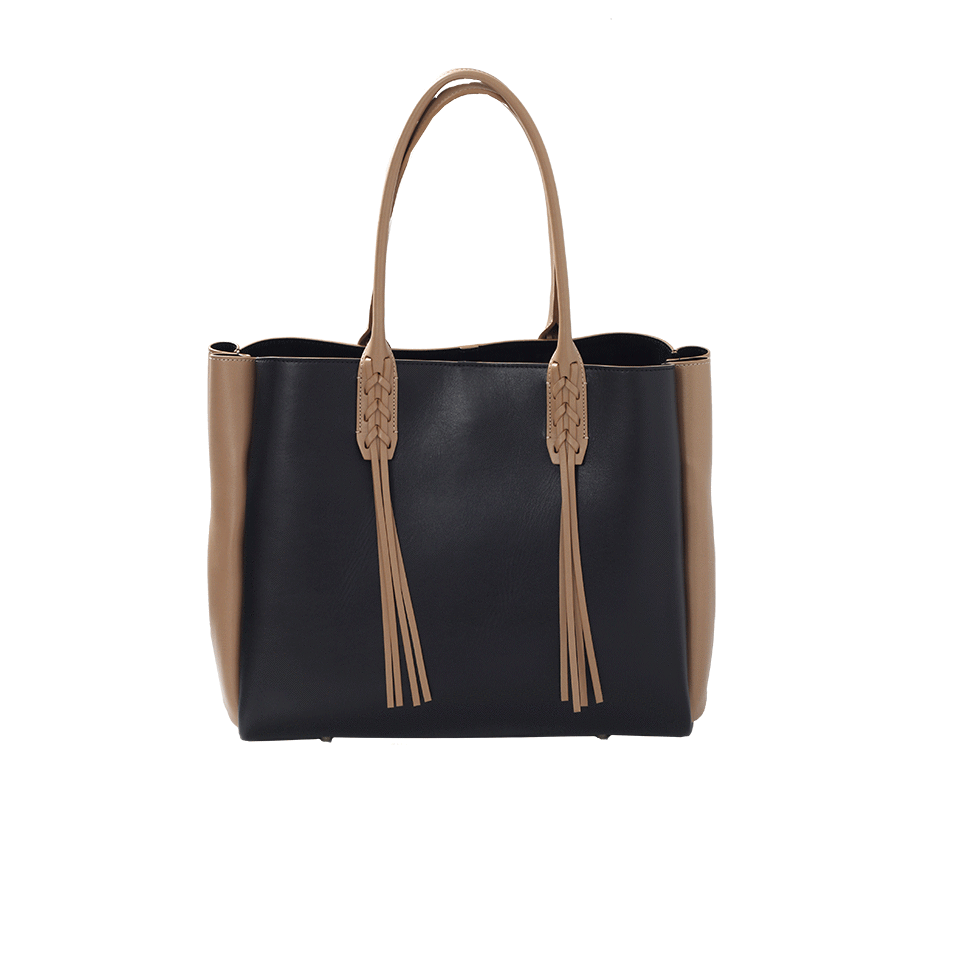 LANVIN-Small Shopper Bag-NOIR/CAM