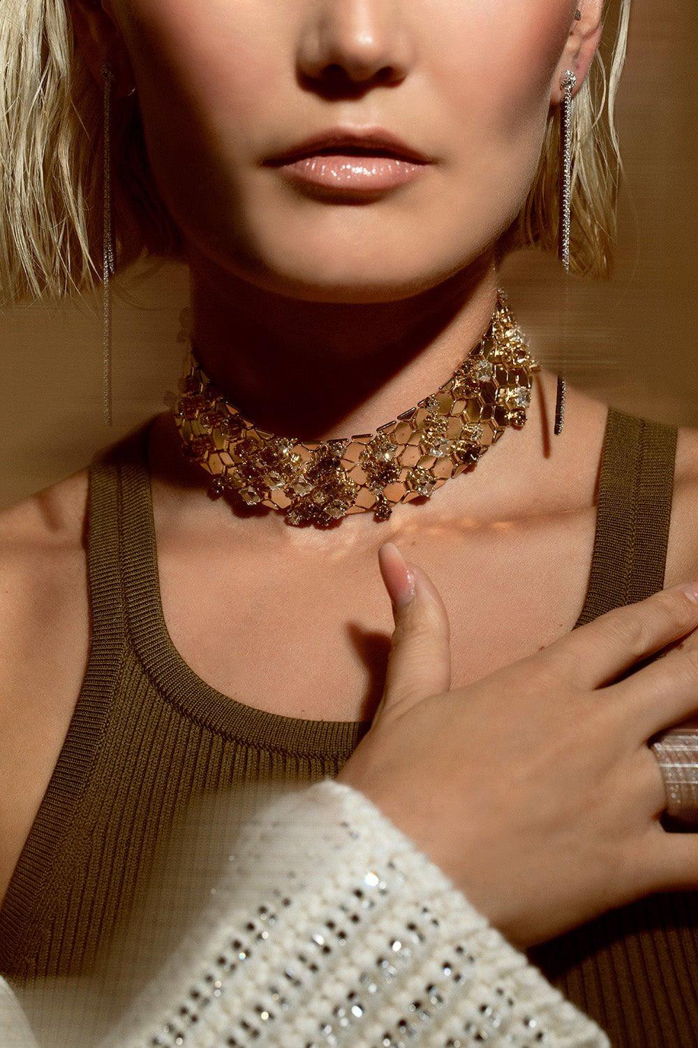 LANVIN-Choker Necklace-CRYSTAL