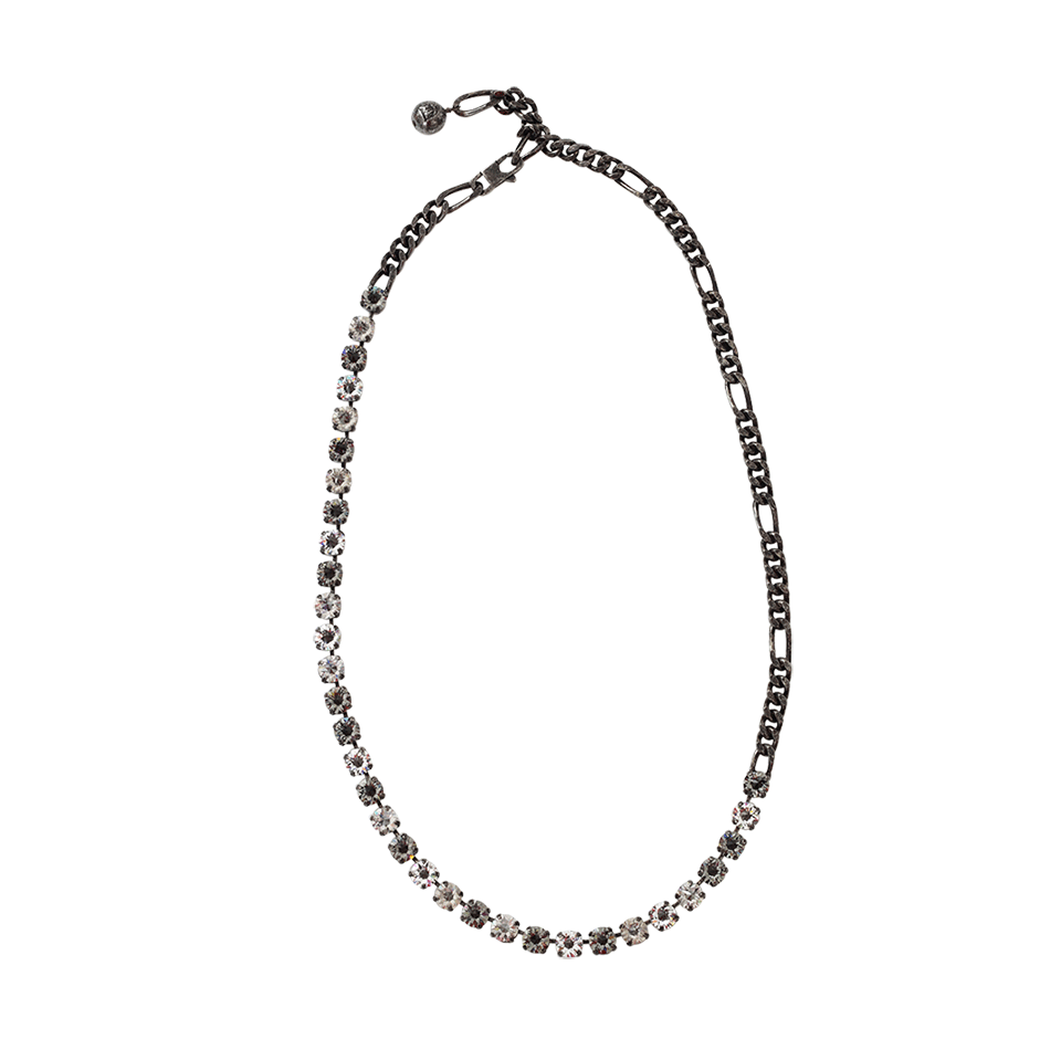 LANVIN-Kristin Short Necklace-GUNMTL