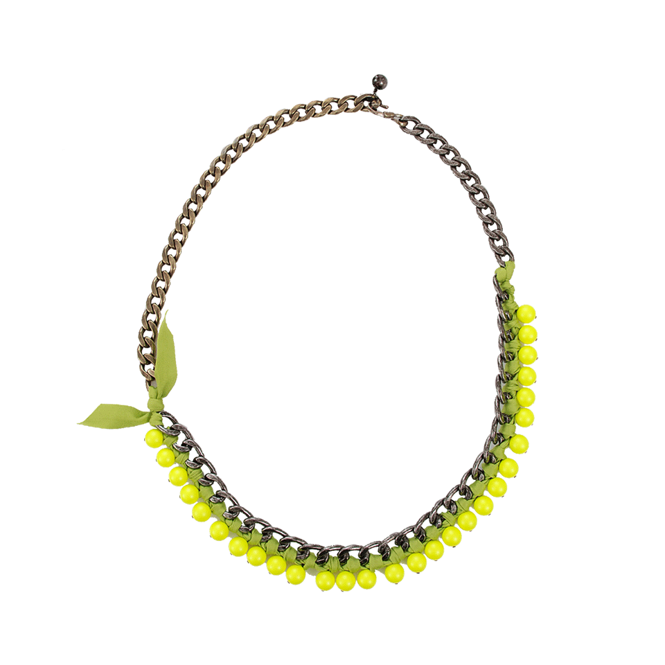 LANVIN-Bahia Long Necklace-YELLOW