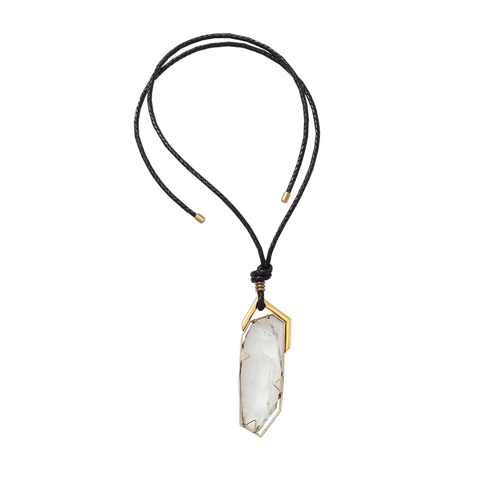 LANVIN-Farida Crystal Pendant Necklace-CRYSTAL