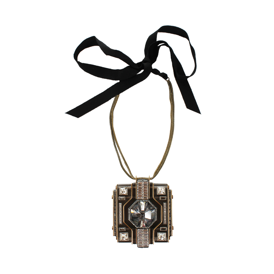 LANVIN-Large Pendant Necklace-GREY