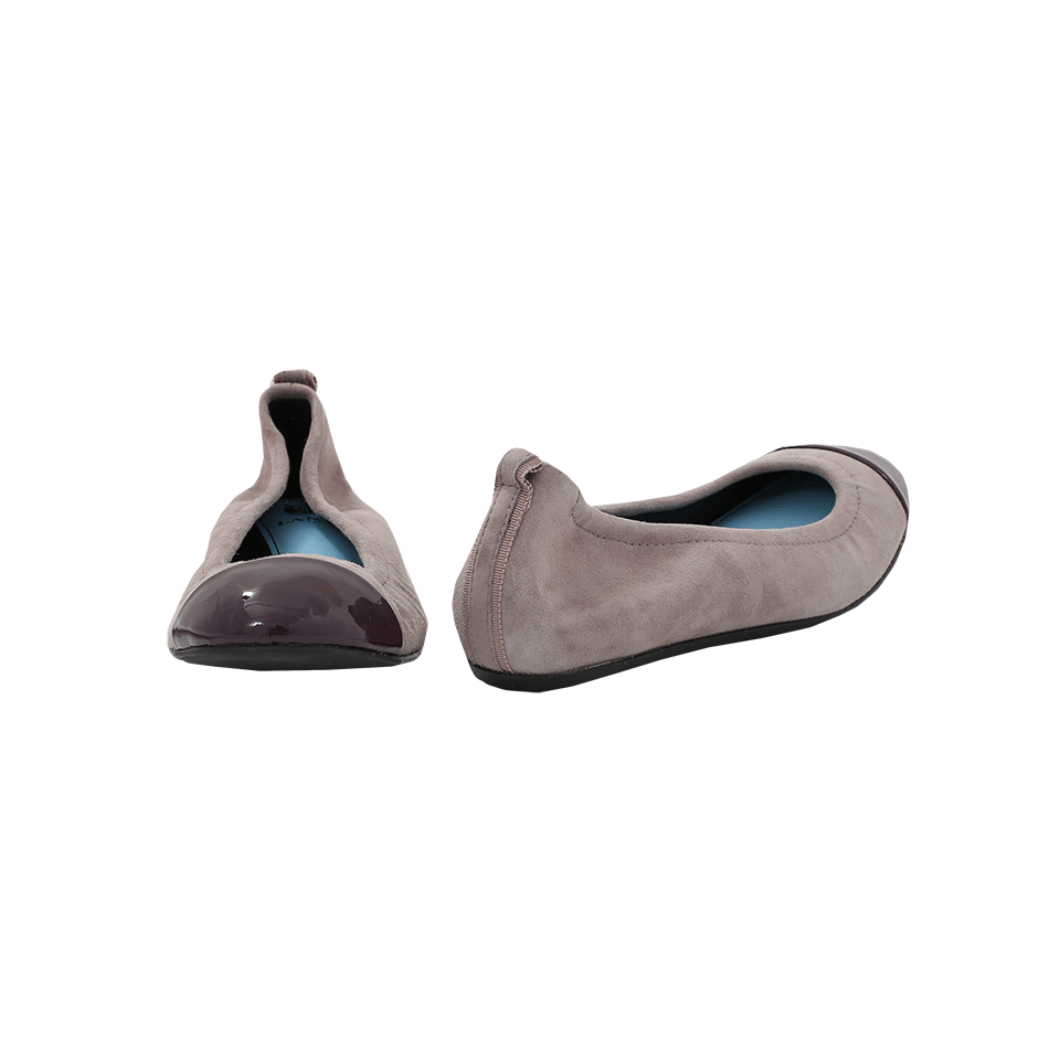 LANVIN-Suede Ballerina-