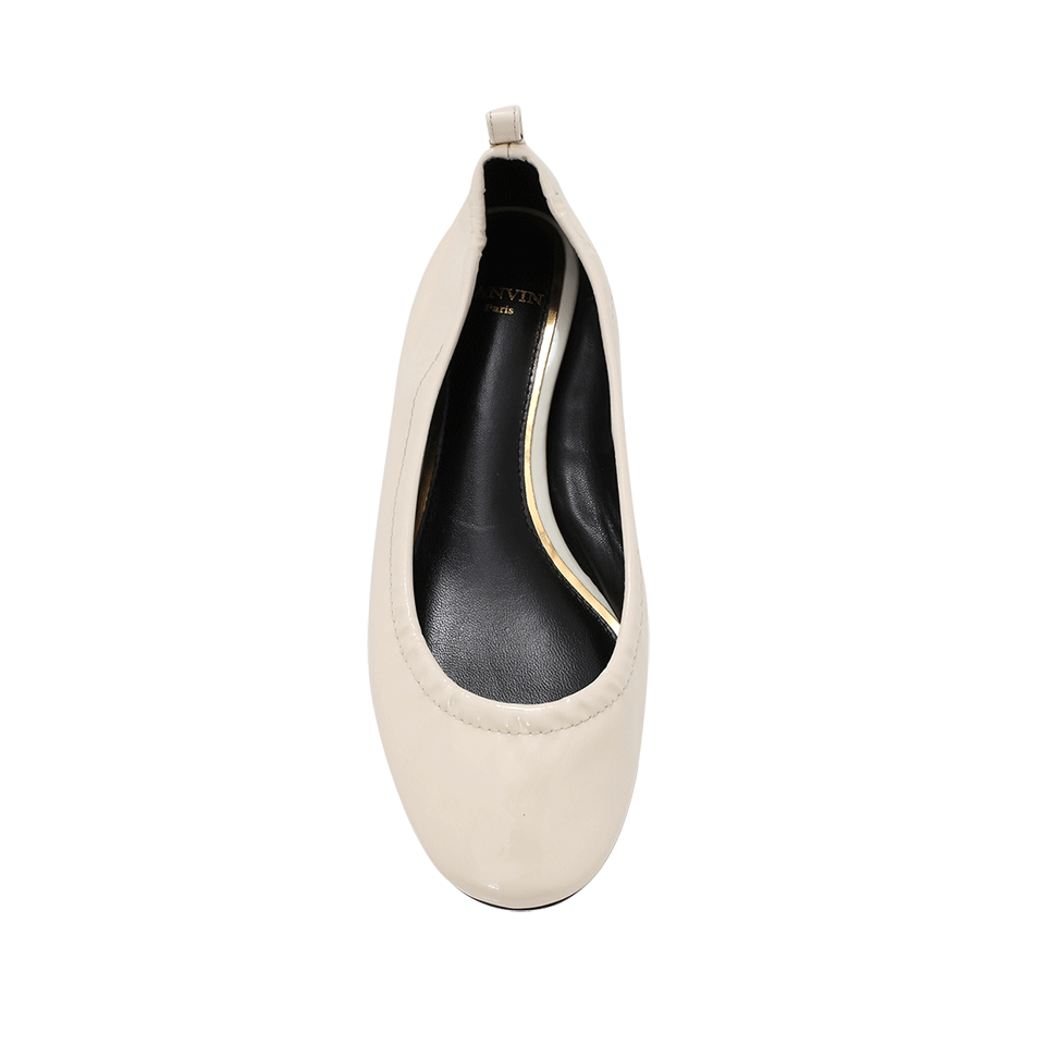 LANVIN-Iconic Patent Ballerina-