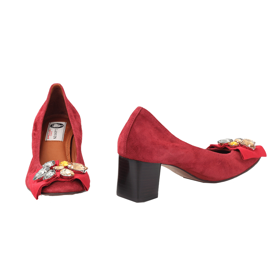 LANVIN-Ballerina Cubed Heel-