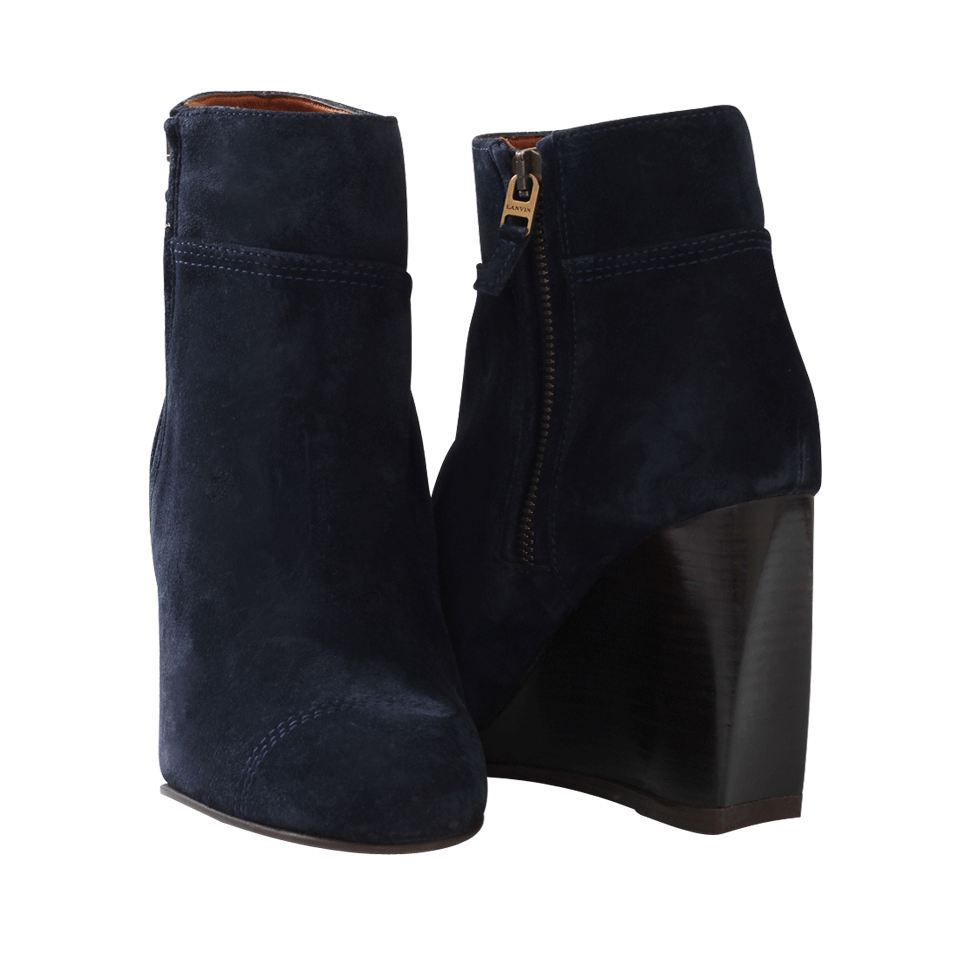LANVIN-Suede Calfskin Bootie-