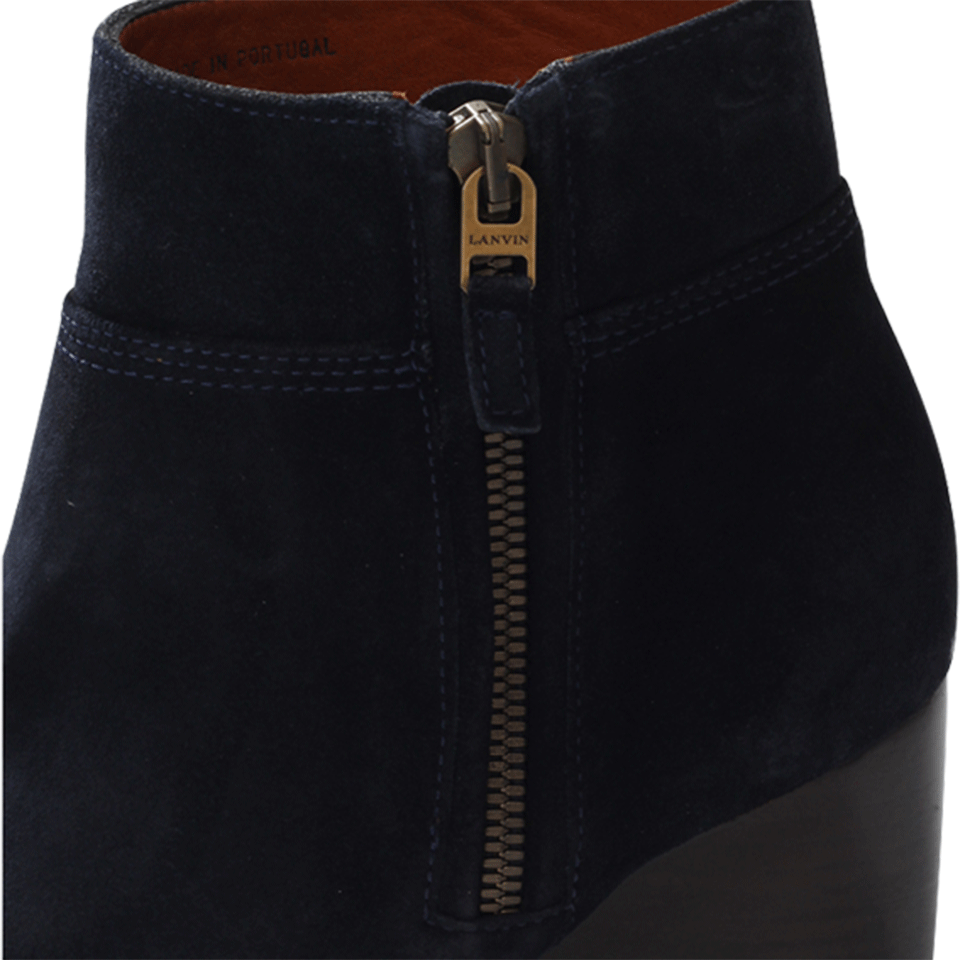 LANVIN-Suede Calfskin Bootie-