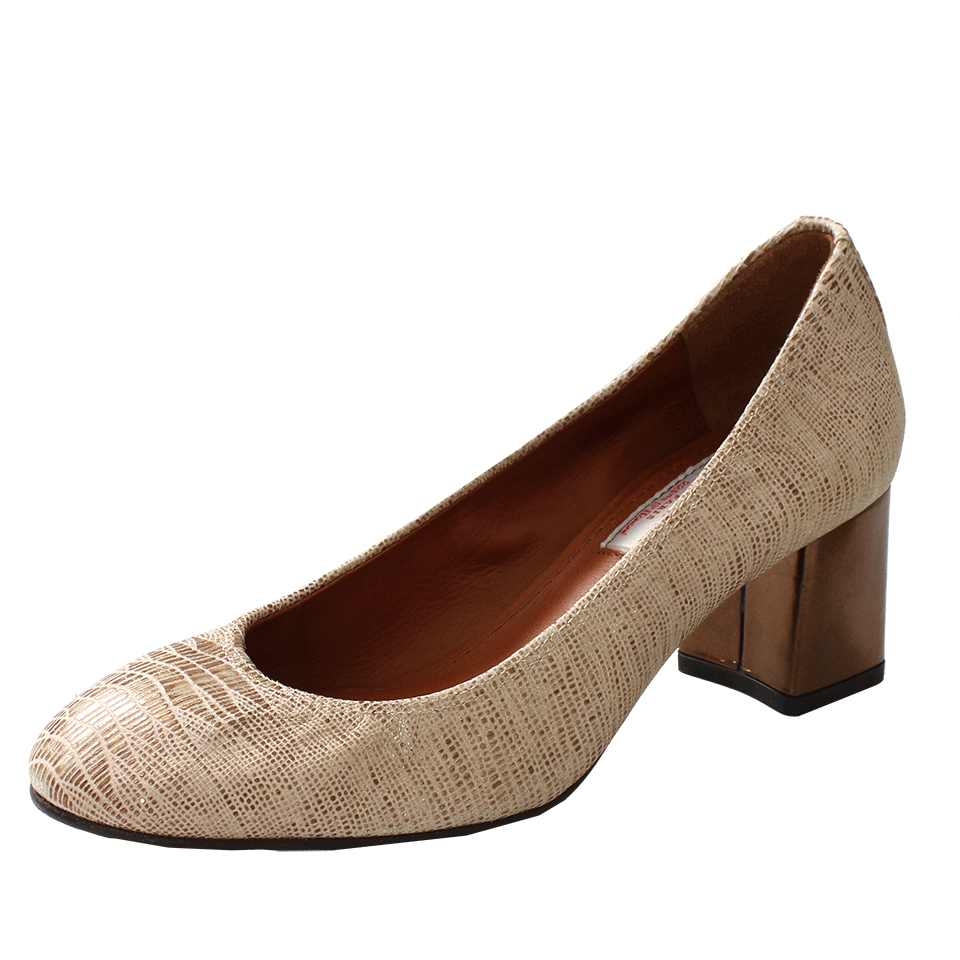 LANVIN-Square Heel Ballerina-