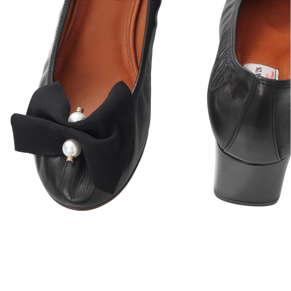LANVIN-Block Heel Ballerina-