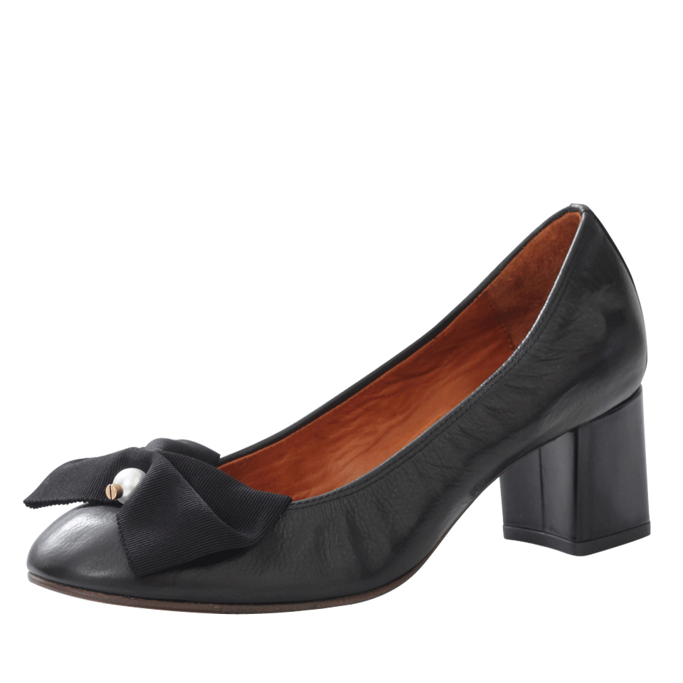 LANVIN-Block Heel Ballerina-