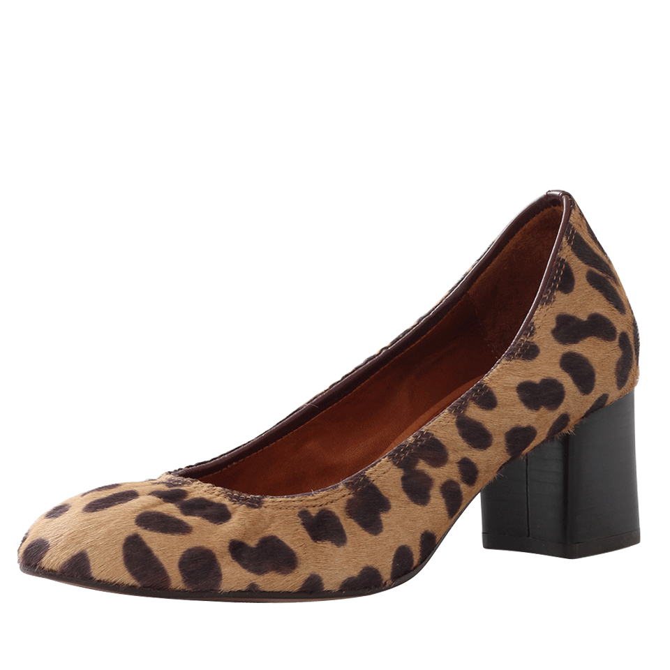 LANVIN-Cube Heel Ballerina-