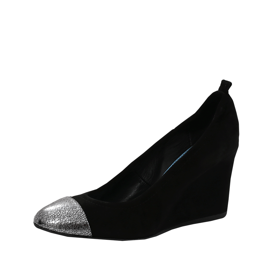LANVIN-Metallic Wedge-