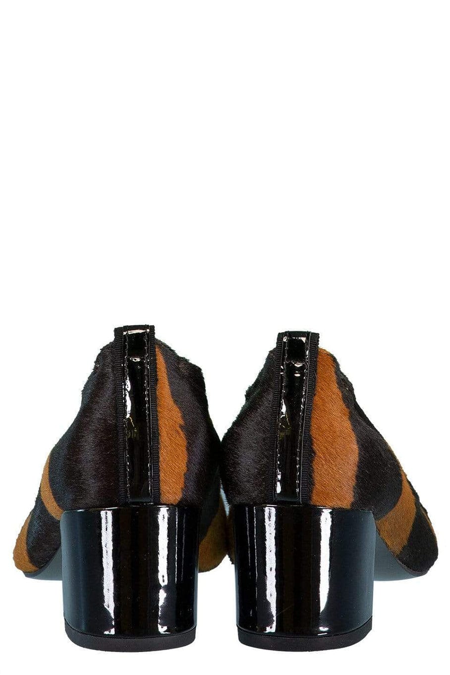 LANVIN-Cube Heel Stripe Ballerina Pump-STRIPE