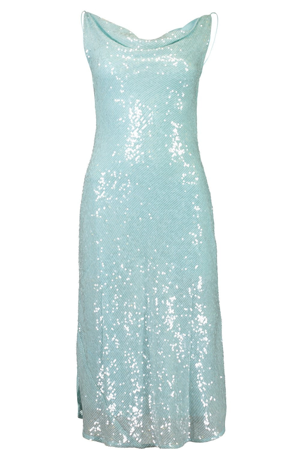 LAPOINTE-Sequin Midi Dress-