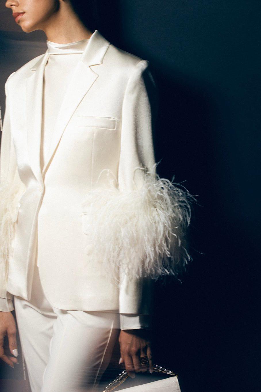 LAPOINTE-Satin Blazer-