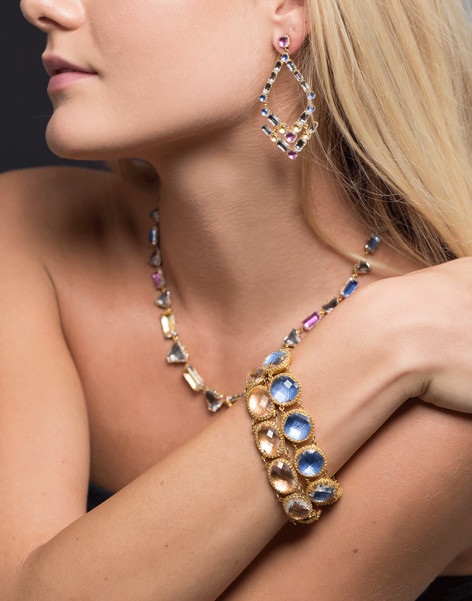 LARKSPUR & HAWK-Lily Bracelet-YELLOW GOLD