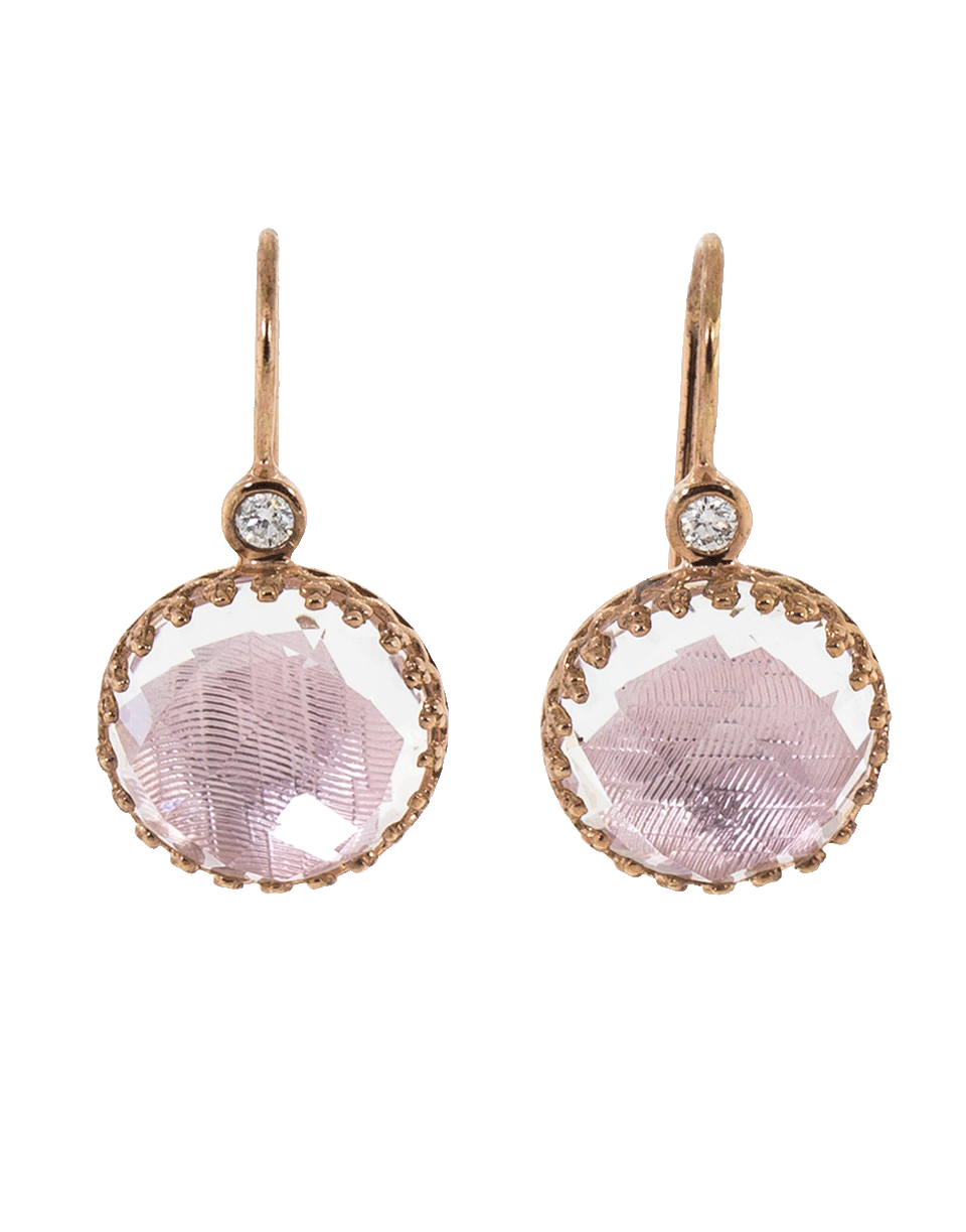 LARKSPUR & HAWK-Small Olivia Button Earrings-ROSE GOLD