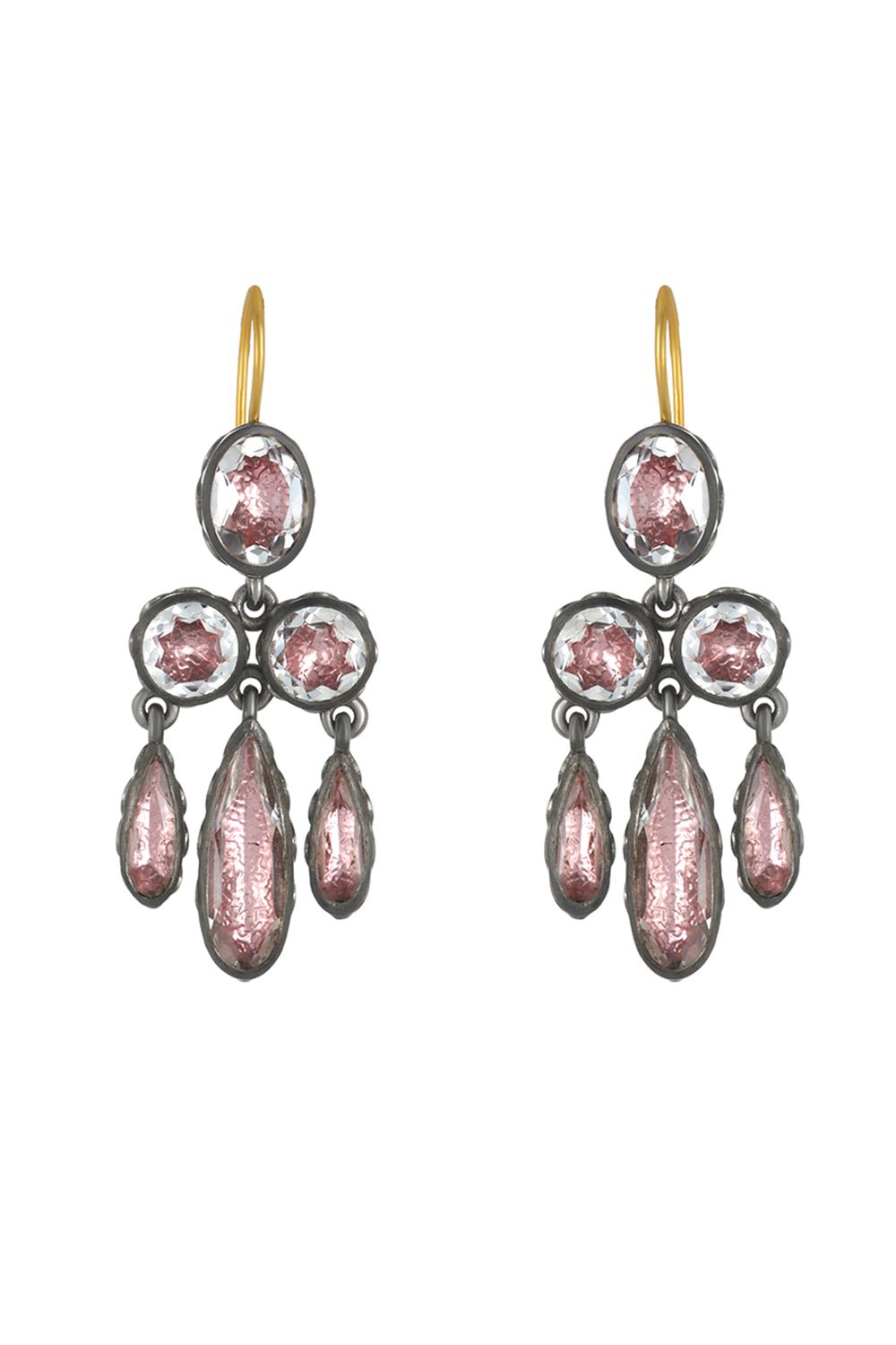 LARKSPUR & HAWK-Catherine Girandole Earrings-SILVER