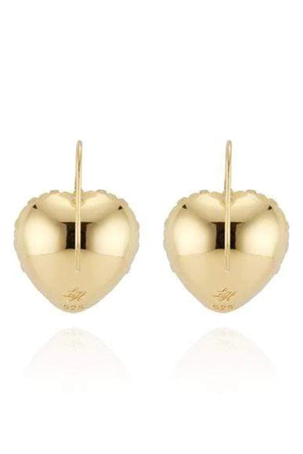 LARKSPUR & HAWK-Chambray Valentina "I Love NY" Button Earrings-SILVER