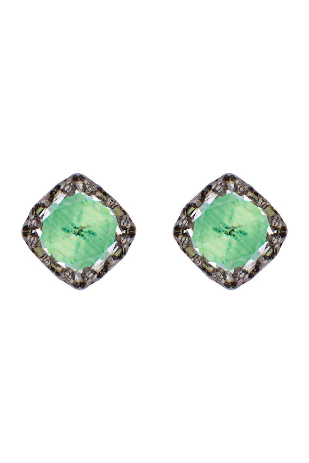 LARKSPUR & HAWK-Jane Green Small Post Earrings-SILVER