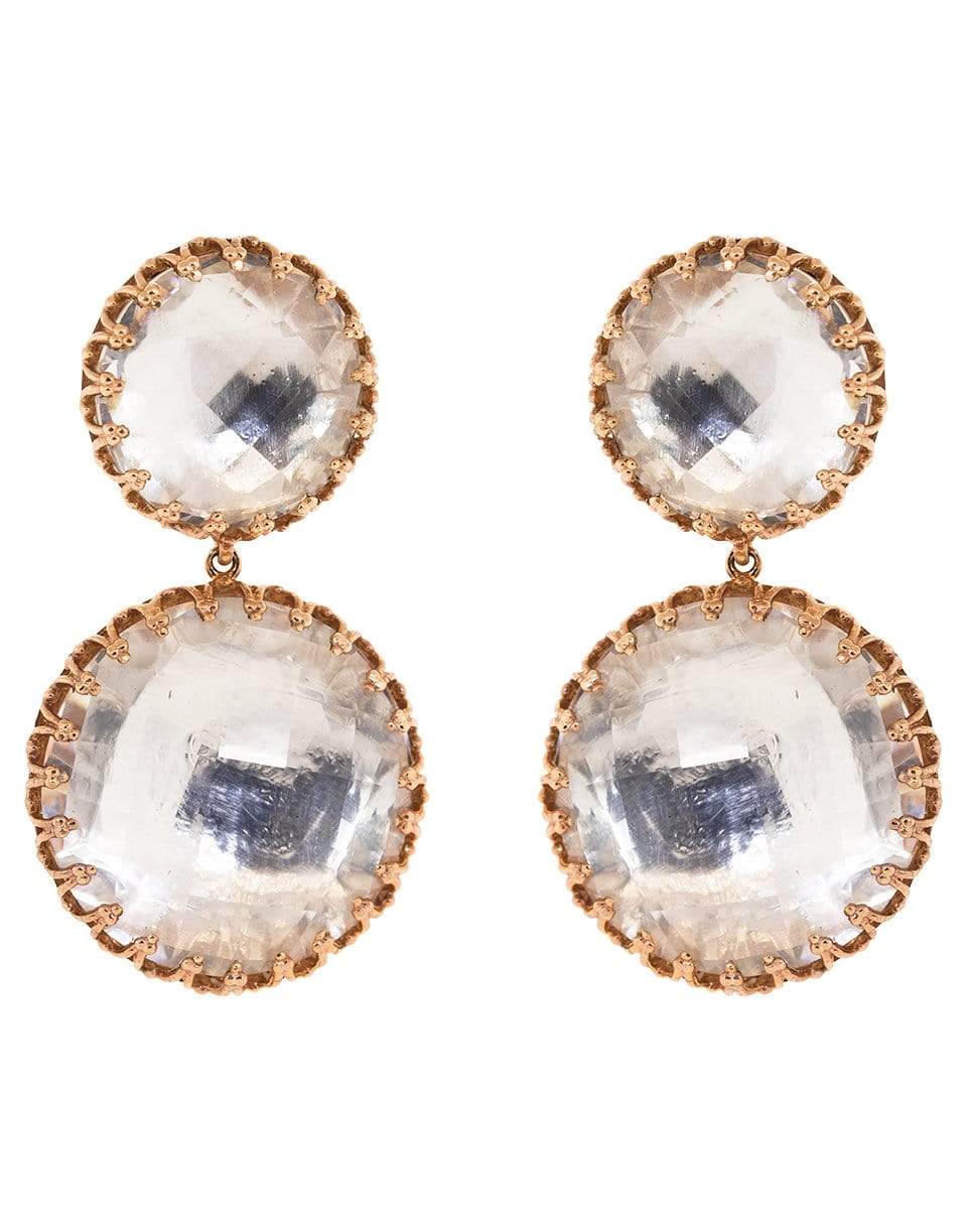LARKSPUR & HAWK-Large Olivia Day and Night Quartz Drop Earrings-SILVER