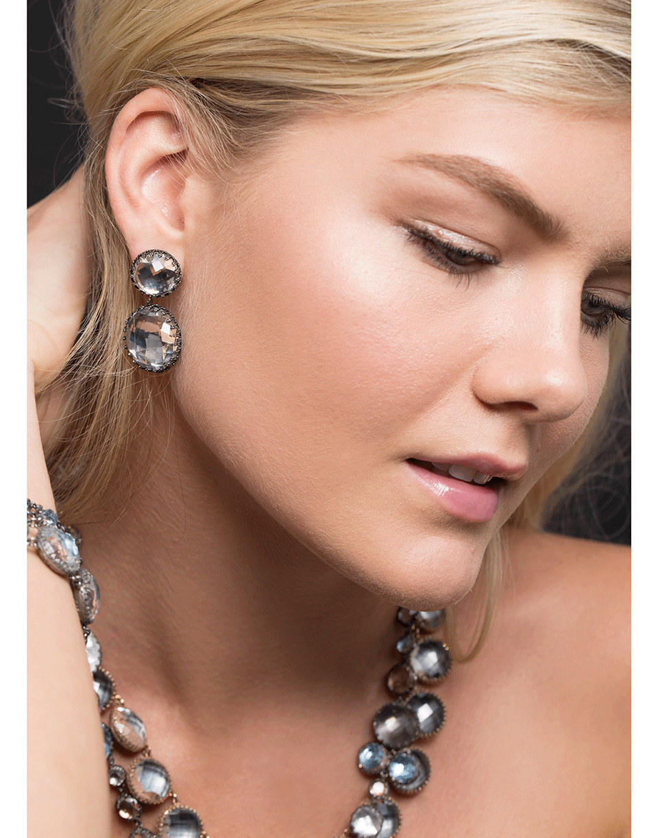 LARKSPUR & HAWK-Large Olivia Earrings-SILVER