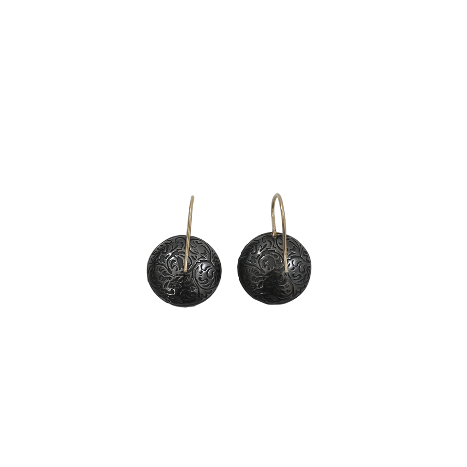 LARKSPUR & HAWK-Olivia Button Earrings-SILVER