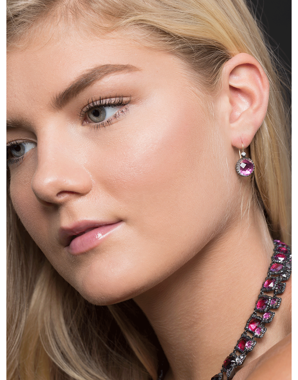 LARKSPUR & HAWK-Olivia Button Earrings-SILVER