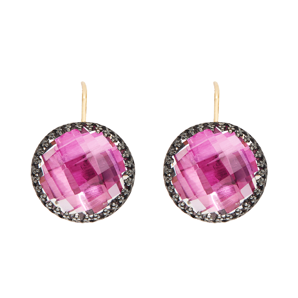 LARKSPUR & HAWK-Olivia Button Earrings-SILVER