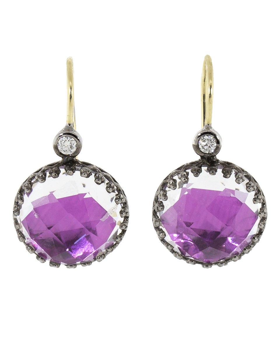 LARKSPUR & HAWK-Small Olivia Button Earrings-SILVER