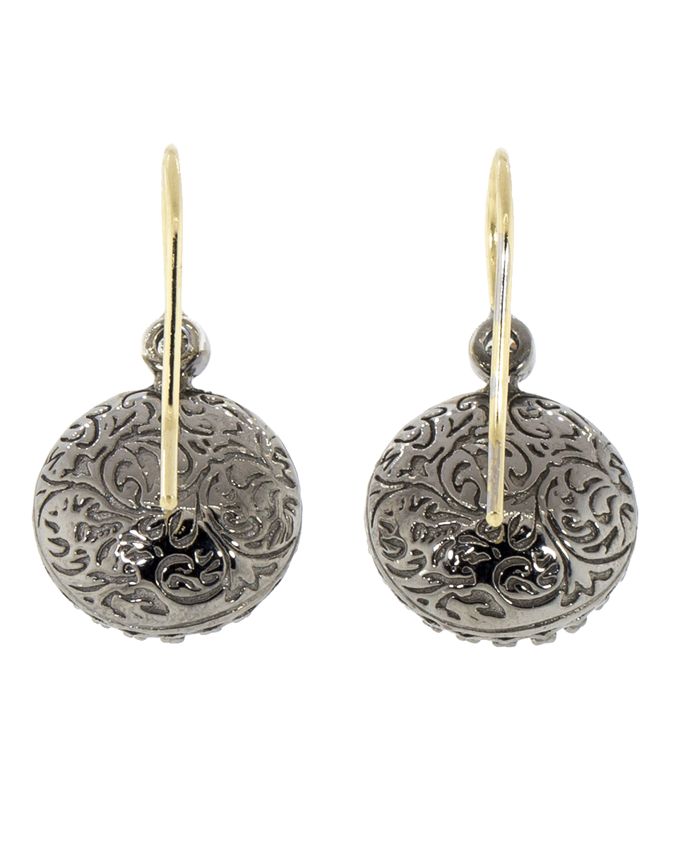 LARKSPUR & HAWK-Small Olivia Button Earrings-SILVER