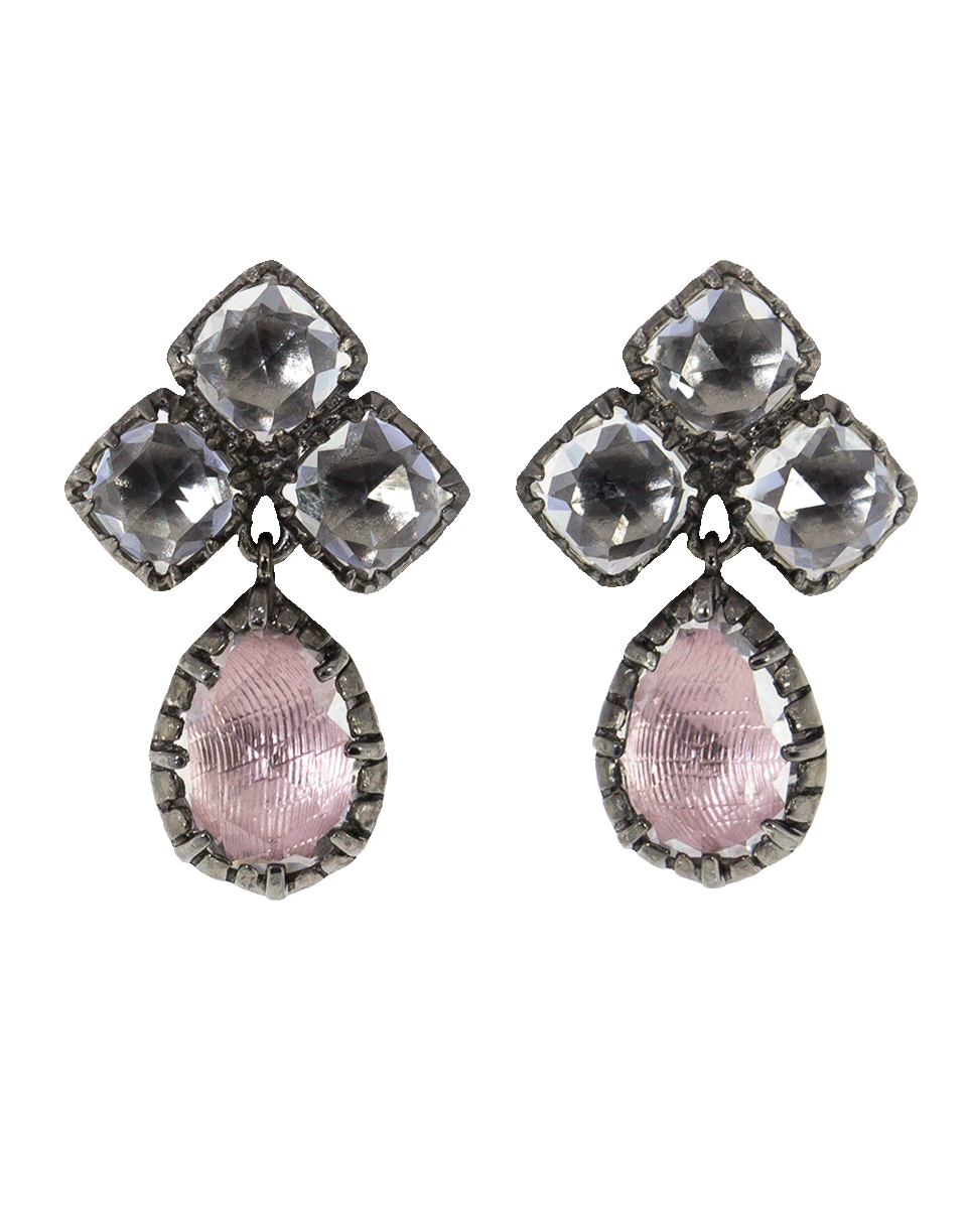 LARKSPUR & HAWK-Small Sadie Cluster Earrings-SILVER